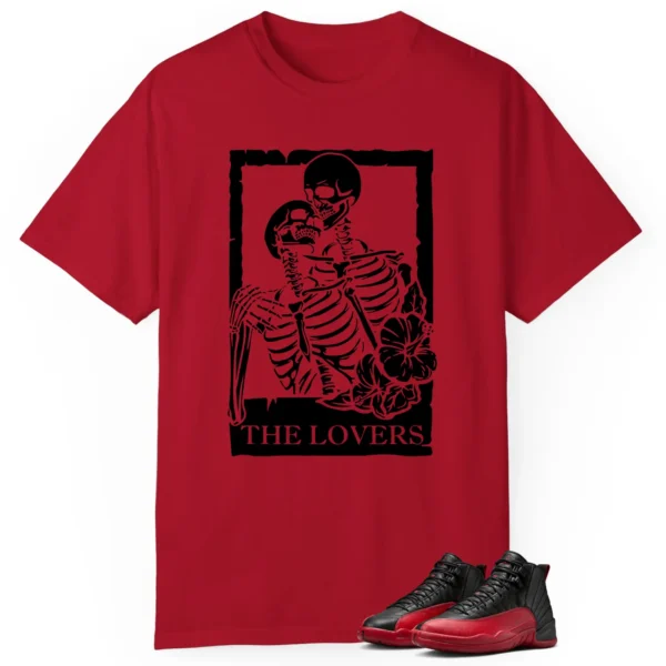 Lovers Tee for Air Jordan 12 Flu Game Sneakers