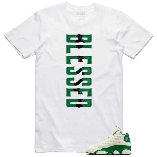 Blessed Tee | Air Jordan 13 Pine Green 2025 Matchshirt