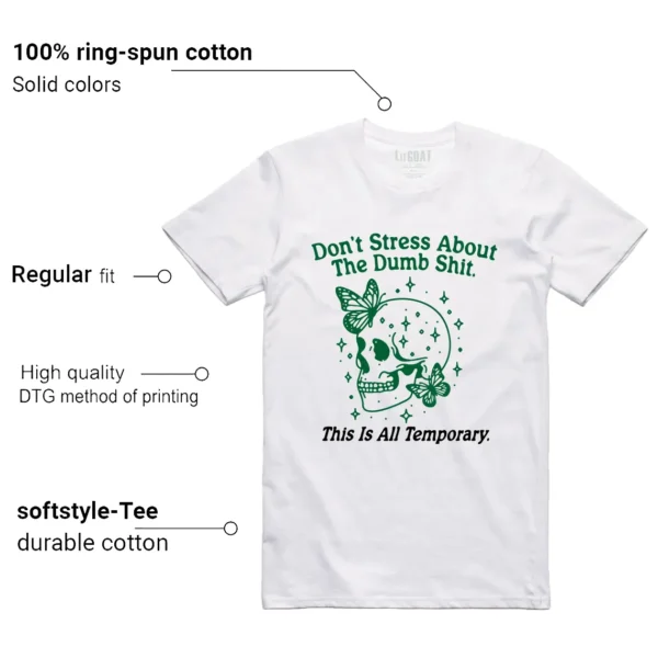 Style Air Jordan 13 Pine Green 2025 With This Don't Stress TShirt Features