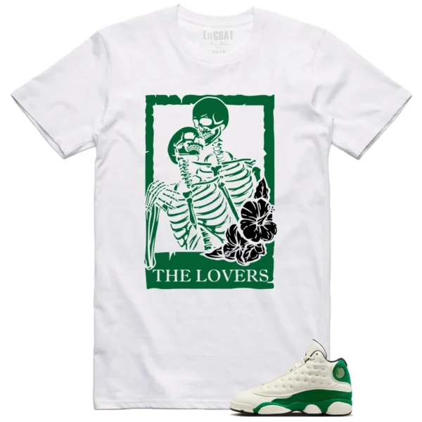 Lovers Tee for Air Jordan 13 Pine Green 2025 Sneakers