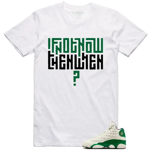 Air Jordan 13 Pine Green 2025 Style T-shirt Motivational Graphic