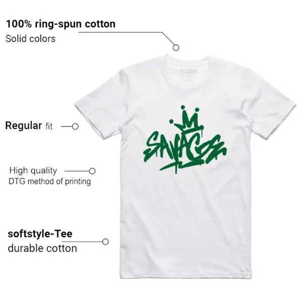 Savage Style Shirt for Air Jordan 13 Pine Green 2025 Lovers Features