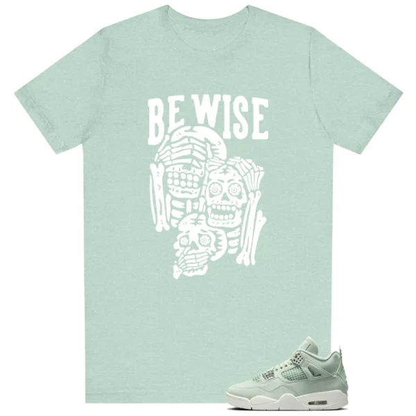 Air Jordan 4 Abundance 'Be Wise' Matching Shirt