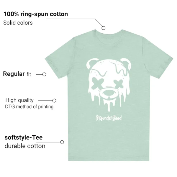 Air Jordan 4 Abundance Matching Tee - Drippy Bear Graphic Features