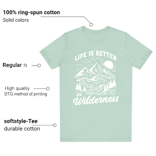 Wilderness Tee - Perfect with Air Jordan 4 Abundance Features