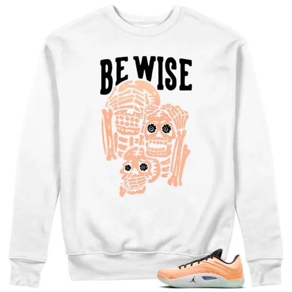 Jordan Zion 4 Forged in Fire 'Be Wise' Matching Sweatshirt