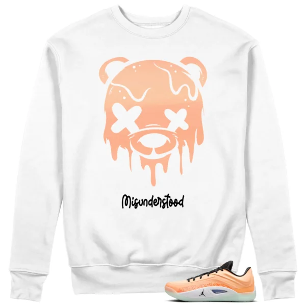 Jordan Zion 4 Forged in Fire Matching Sweat - Drippy Bear Graphic