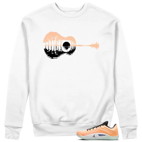 Guitar Sweatshirt for Jordan Zion 4 Forged in Fire Sneaker