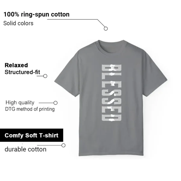 Blessed Tee | Jordan 9 Cool Grey Matchshirt Features