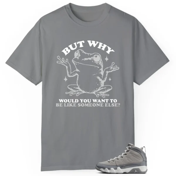 Funny But Why Shirt for Jordan 9 Cool Grey