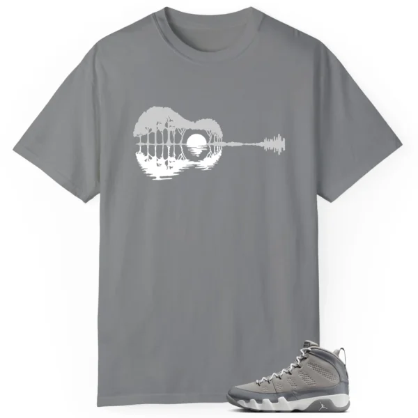 Guitar Shirt for Jordan 9 Cool Grey Sneaker