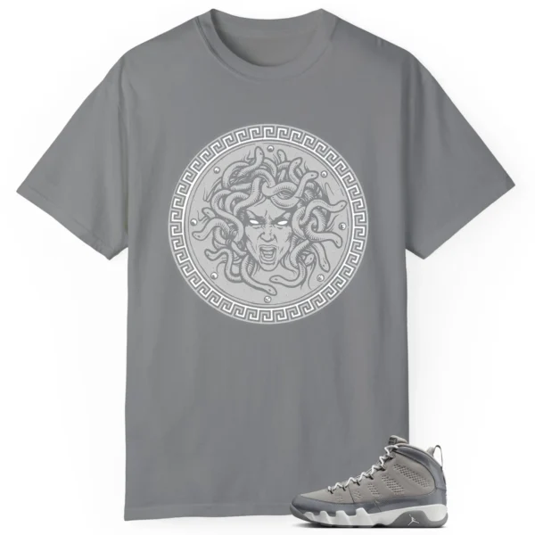 Medusa Tee for Jordan 9 Cool Grey Kicks