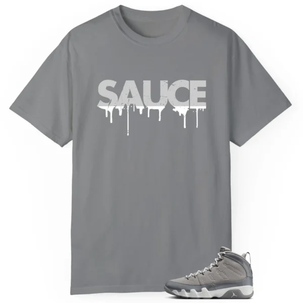 Sauce Tee to Match Your Jordan 9 Cool Grey