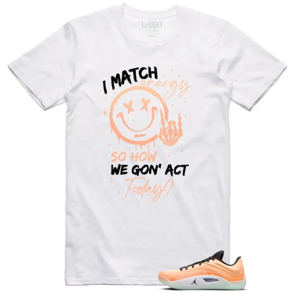 Jordan Zion 4 Forged in Fire Matching Tee Shirt - Match Energy