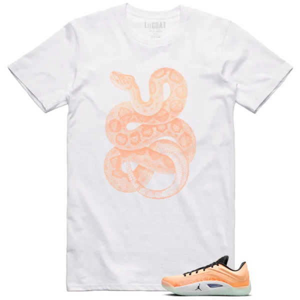 Python Snake Shirt for Jordan Zion 4 Forged in Fire Sneaker