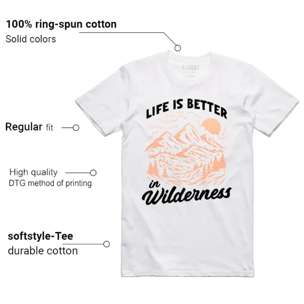 Wilderness Tee - Perfect with Jordan Zion 4 Forged in Fire Features