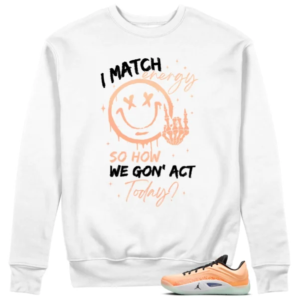 Jordan Zion 4 Forged in Fire Matching Sweatshirt - Match Energy