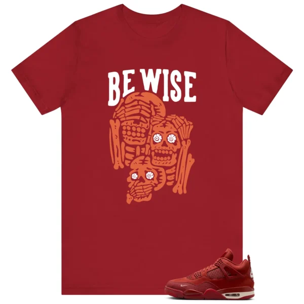 Nigel Sylvester x Air Jordan 4 Brick by Brick 'Be Wise' Matching Shirt