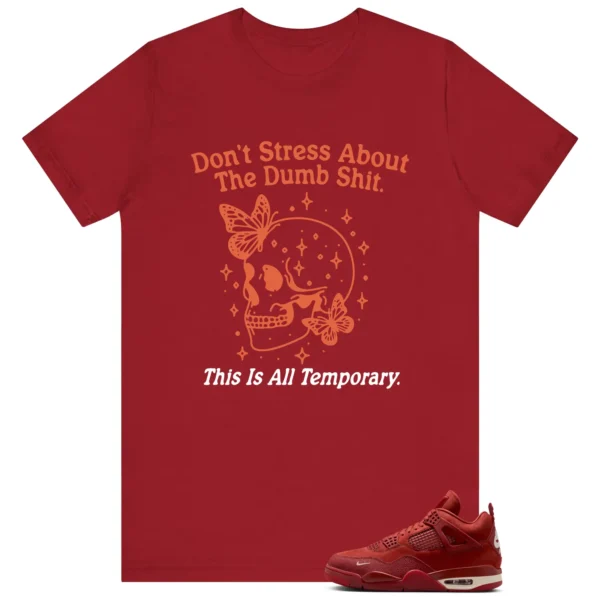 Style Nigel Sylvester x Air Jordan 4 Brick by Brick With This Don't Stress TShirt