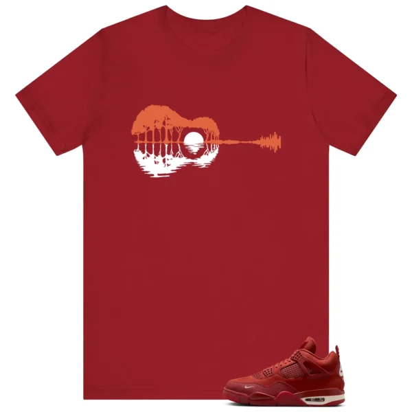 Guitar Shirt for Nigel Sylvester x Air Jordan 4 Brick by Brick Sneaker