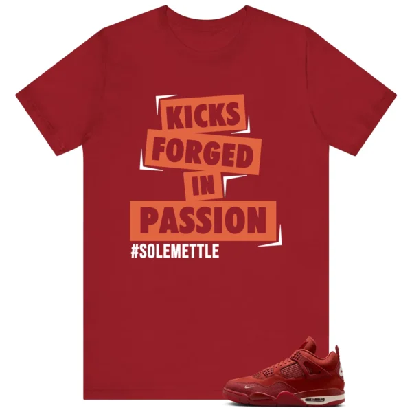 Passion Kicks Tee - Perfect Match for Nigel Sylvester x Air Jordan 4 Brick by Brick