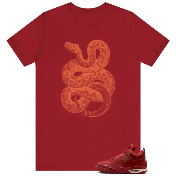 Python Snake Shirt for Nigel Sylvester x Air Jordan 4 Brick by Brick Sneaker