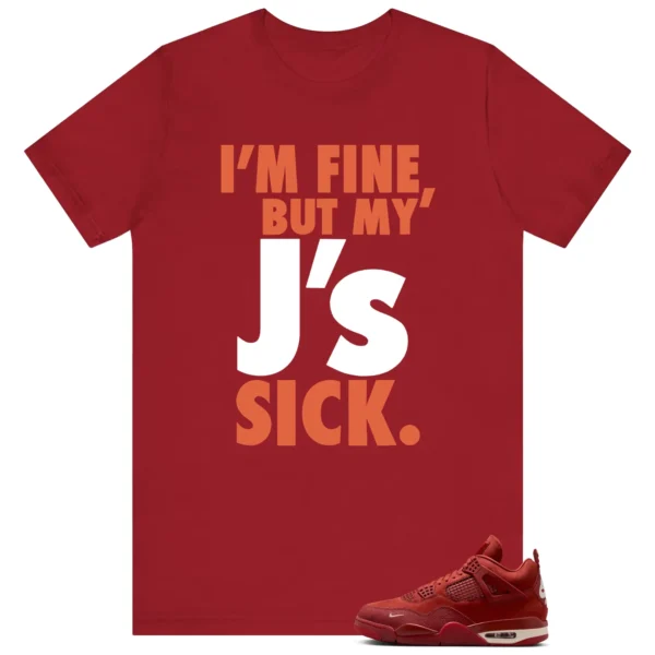 Nigel Sylvester x Air Jordan 4 Brick by Brick Lovers' Sick J's Shirt