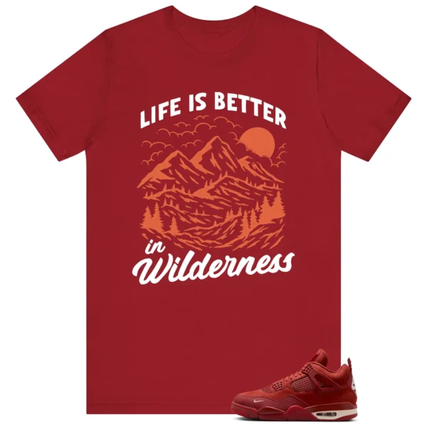 Wilderness Tee - Perfect with Nigel Sylvester x Air Jordan 4 Brick by Brick