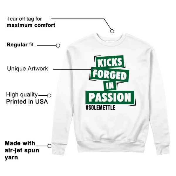 Passion Kicks Sweatshirt - Perfect Match for Air Jordan 13 Pine Green 2025 Features