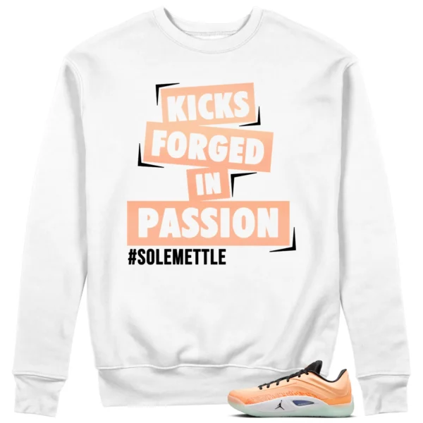 Passion Kicks Sweatshirt - Perfect Match for Jordan Zion 4 Forged in Fire