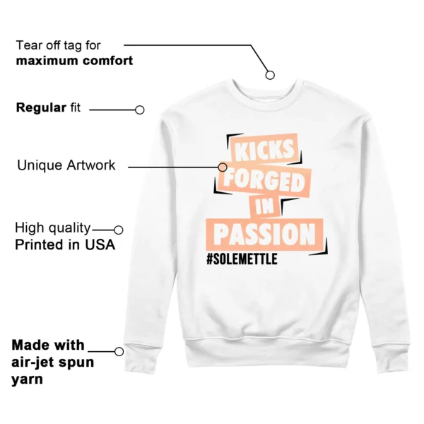 Passion Kicks Sweatshirt - Perfect Match for Jordan Zion 4 Forged in Fire Features