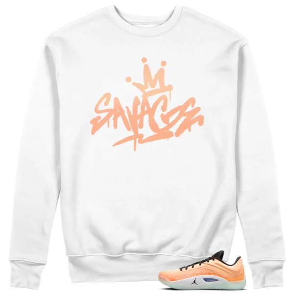 Savage Style Sweatshirt for Jordan Zion 4 Forged in Fire Lovers