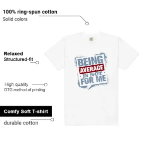 Average Not Me Tee Matches Blue Dune Red 1s Sneaker Features