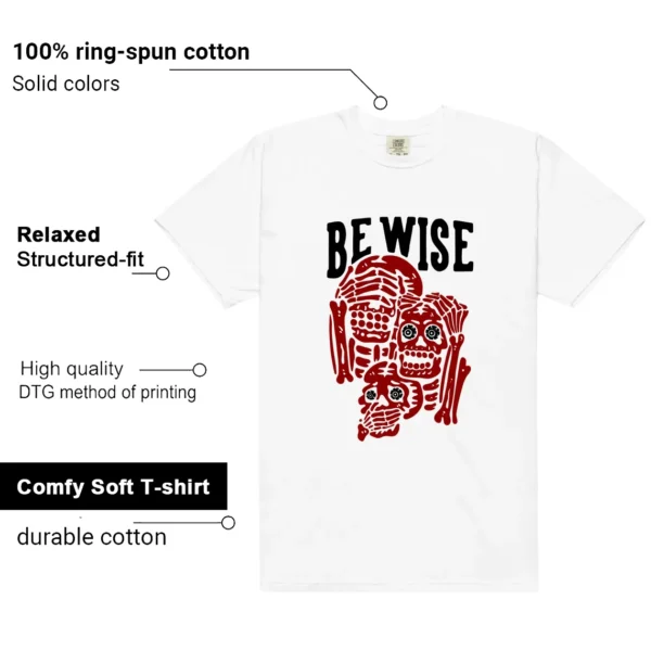 Chicago 1s Lost and Found 'Be Wise' Matching Shirt Features