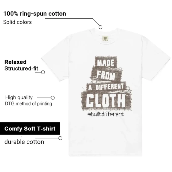 Built Different Tee for Mocha 1s Features