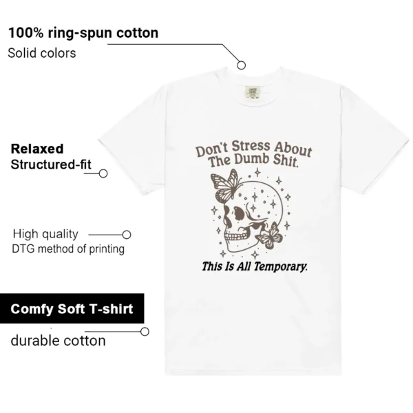 Style Mocha 1s With This Don't Stress TShirt Features