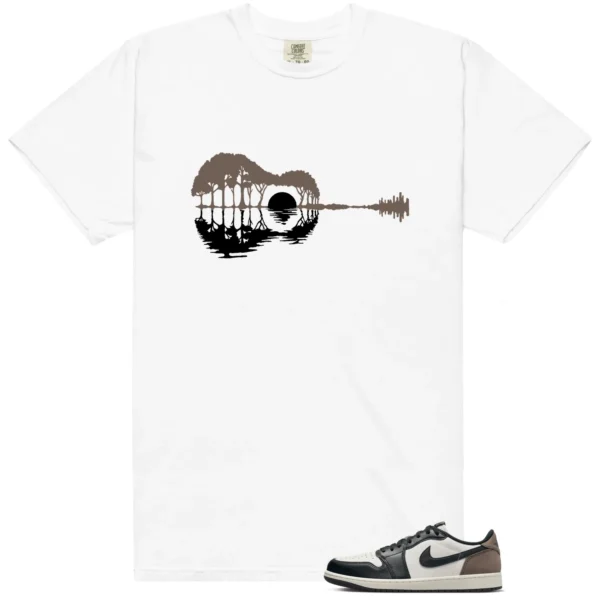 Guitar Shirt for Mocha 1s Sneaker