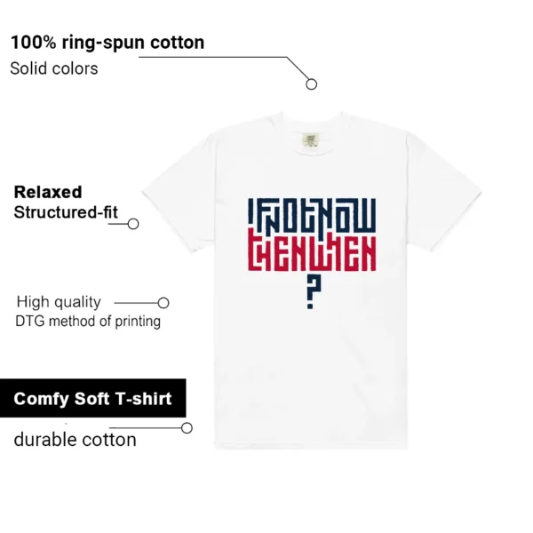 Navy 4s Style T-shirt Motivational Graphic Features