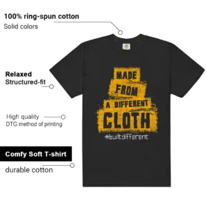 Built Different Tee for Taxi 1s Features