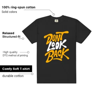 Taxi 1s Style: Don't Look Back Shirt Features