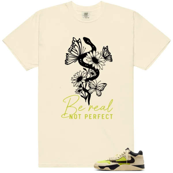Be Real Tee to Match Travis Scott x Jordan Jumpman Jack Bright Cactus