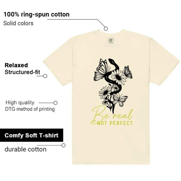 Be Real Tee to Match Travis Scott x Jordan Jumpman Jack Bright Cactus Features