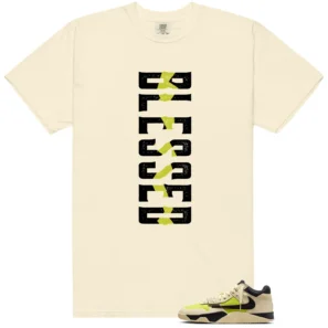 Blessed Tee | Travis Scott x Jordan Jumpman Jack Bright Cactus Match shirt