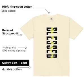 Blessed Tee | Travis Scott x Jordan Jumpman Jack Bright Cactus Match shirt Features