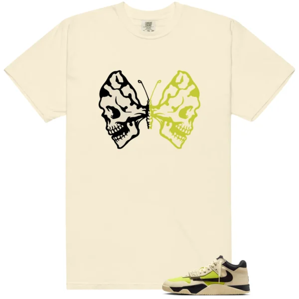 Butterfly Skulls Shirt for Travis Scott x Jordan Jumpman Jack Bright Cactus Fans