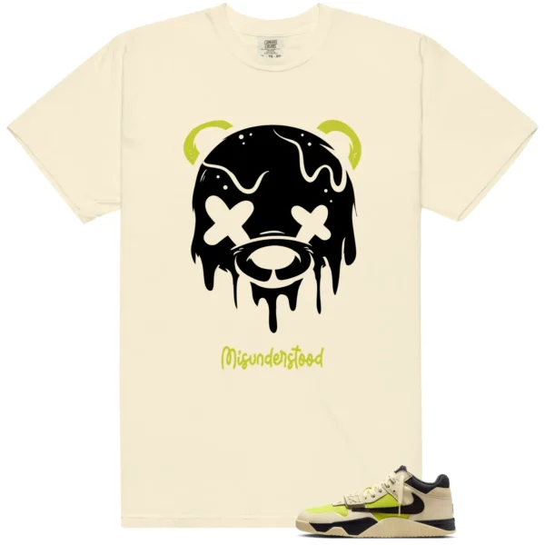 Travis Scott x Jordan Jumpman Jack Bright Cactus Matching Tee - Drippy Bear Graphic