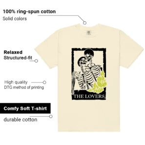 Lovers Tee for Travis Scott x Jordan Jumpman Jack Bright Cactus Sneakers Features