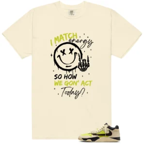 Travis Scott x Jordan Jumpman Jack Bright Cactus Matching Tee Shirt - Match Energy
