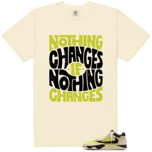 Travis Scott x Jordan Jumpman Jack Bright Cactus Style: Nothing Changes Tee