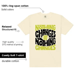 Travis Scott x Jordan Jumpman Jack Bright Cactus Style: Nothing Changes Tee Features